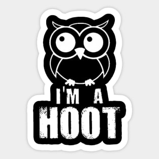 owl is a hoot Sticker